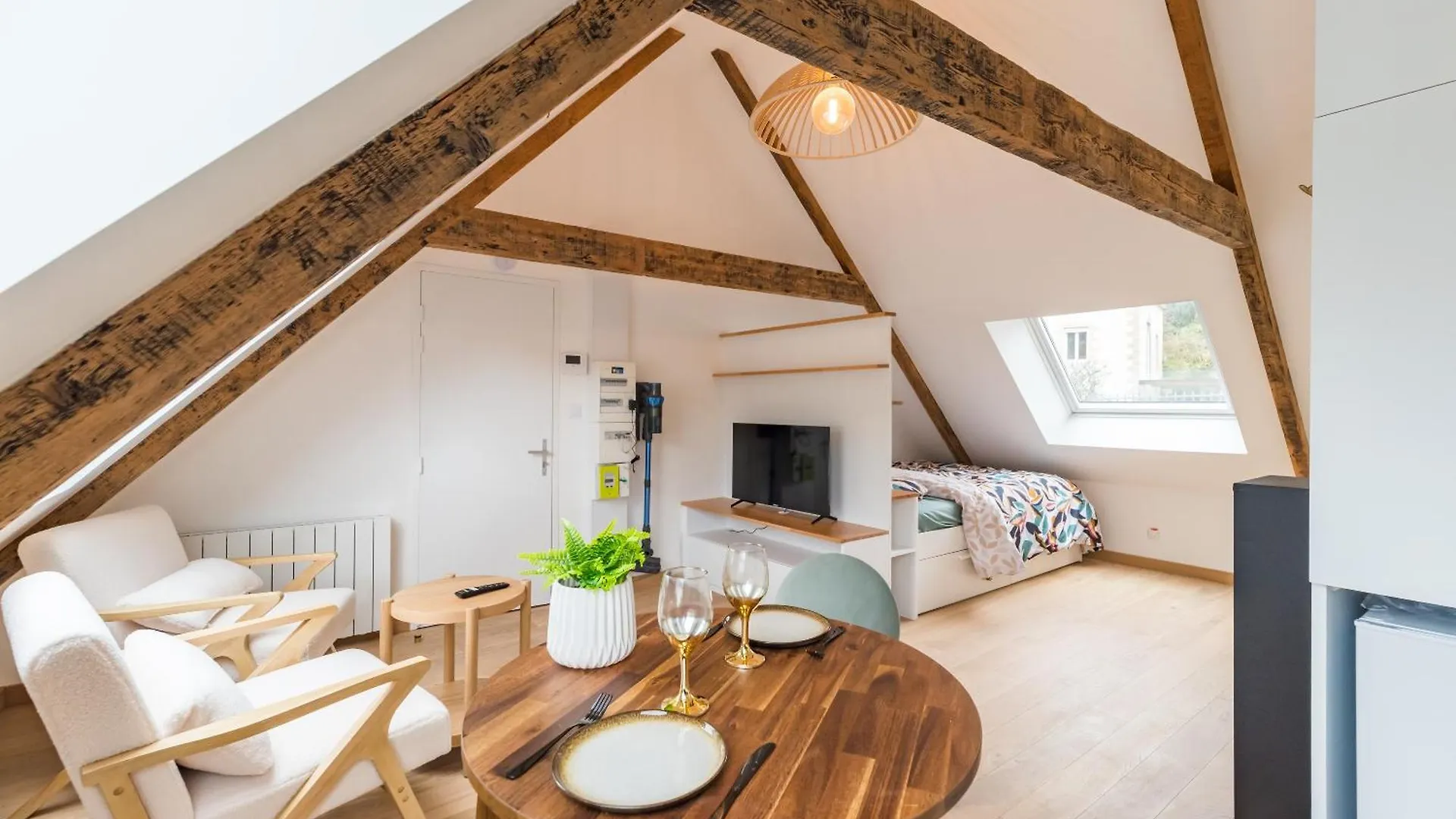 Lägenhet Studio Charmant -Coeur De Lannion